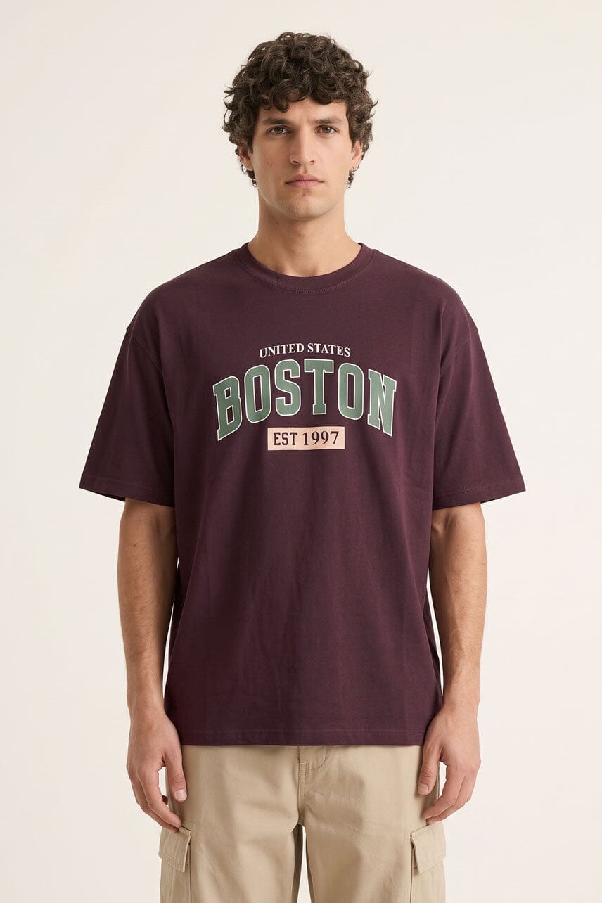 TN Men's Boston Oversized Tee Shirt