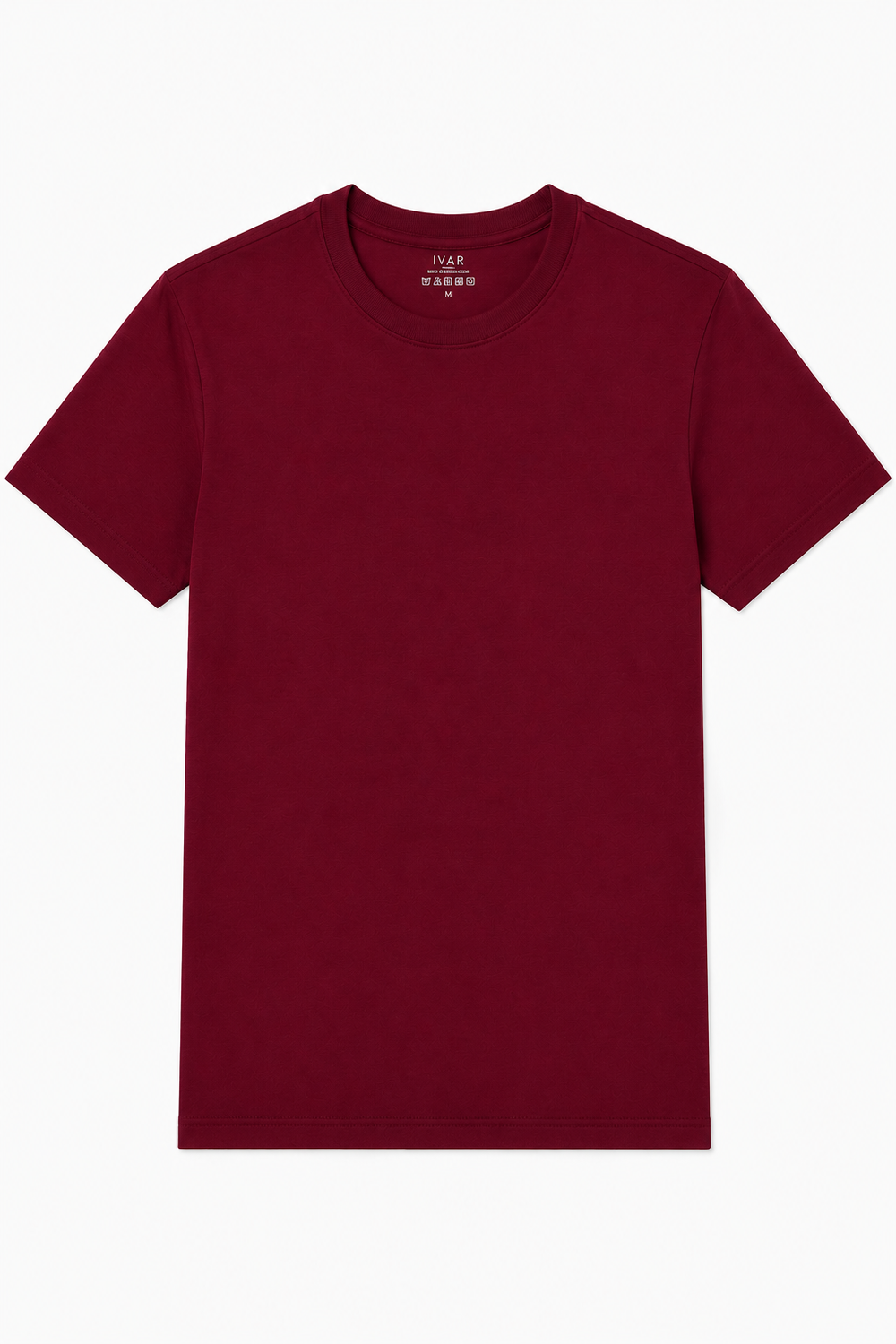 IVAR Tapered Fit Maroon Tshirt