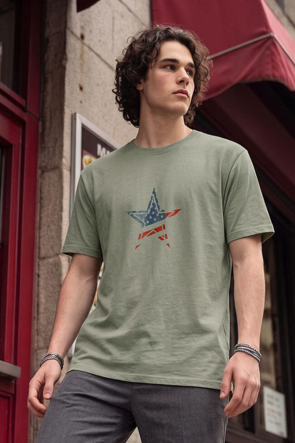 Men's Retro Star Tee Shirt