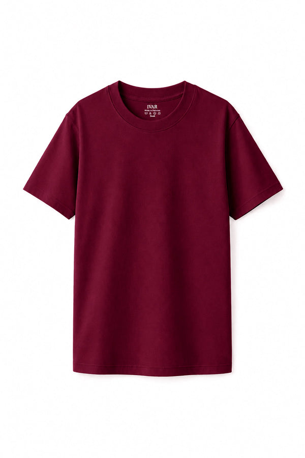 IVAR Maroon Oversized Tshirt