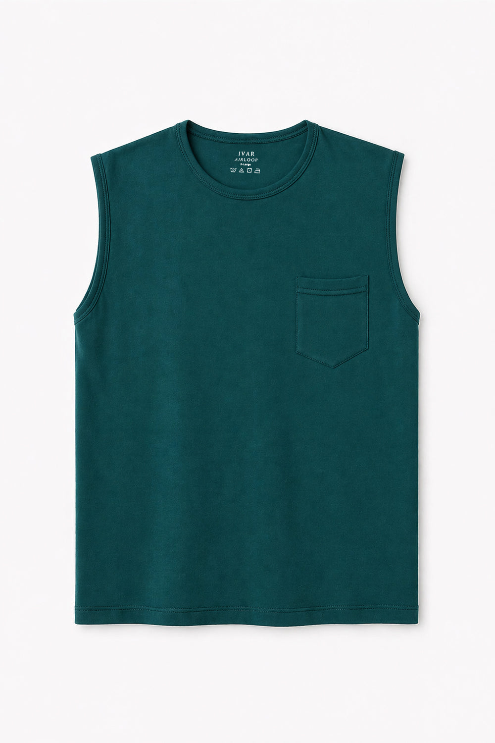 IVAR Airloop Teal Green Sleeve Less Tshirt