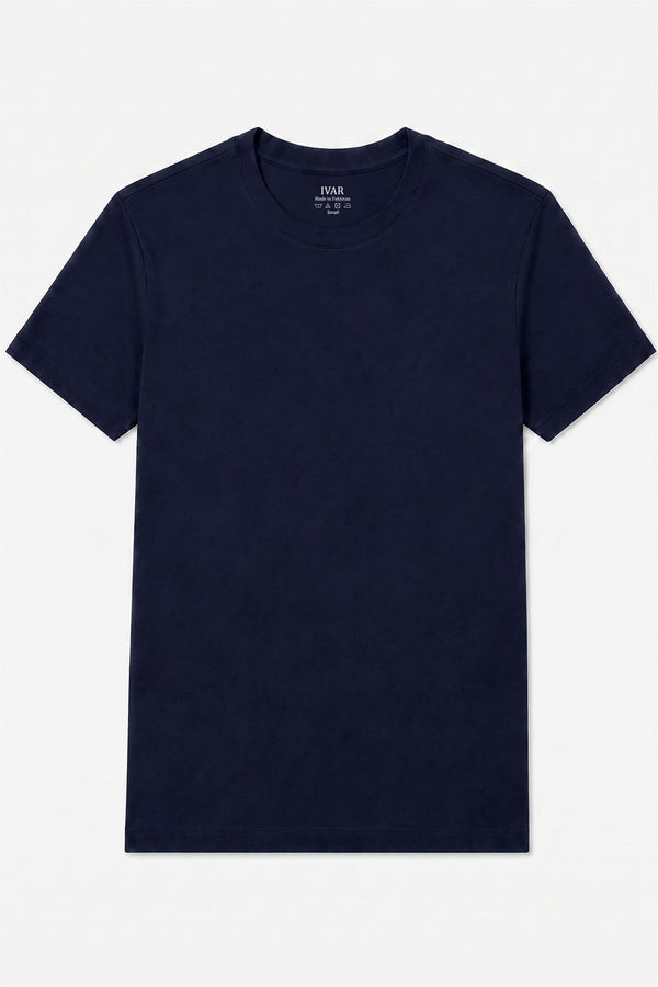 IVAR Tapered Fit Navy Tshirt